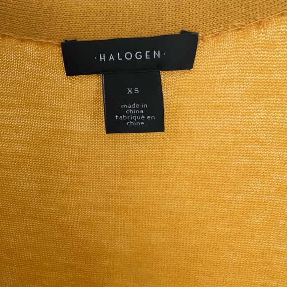 Halogen - extra long cardigan mustard color - size xs - Picture 7 of 7